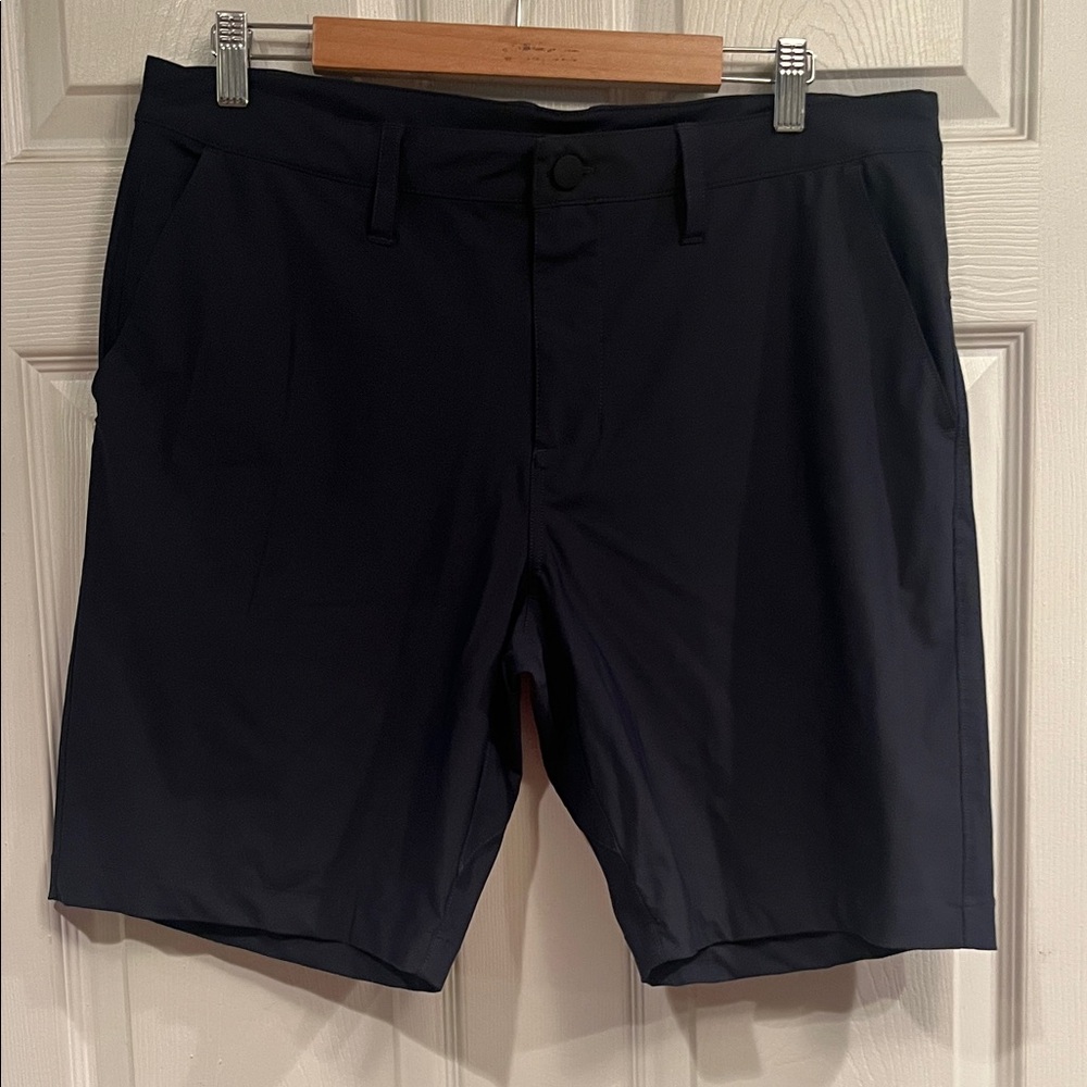 Zella Men's Navy Flat Front Shorts